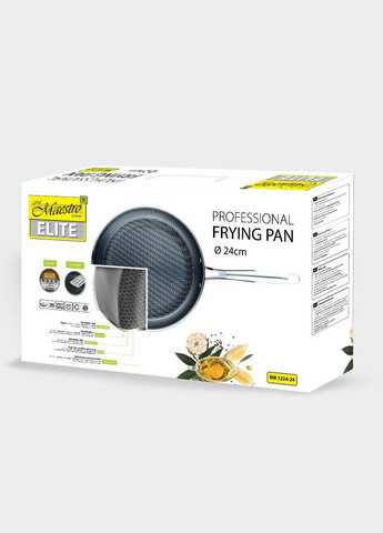 Сковорода з антипригарним покриттям професійна 24 см (MR-1224-24) Maestro (334009804)