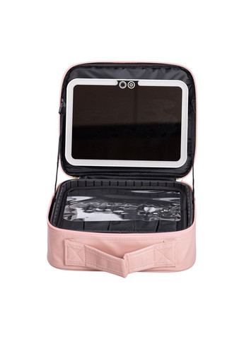 Органайзер косметичка з еко шкіри з дзеркалом та підсвічуванням 26×22×9 см HP-10-2AP Yiwu (325922726)