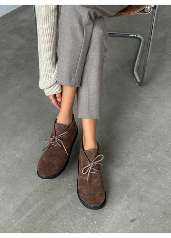 Осенние анатомические демисезонные Helen из натуральной замши