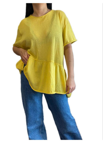 Жовтий демісезонний джемпер Wool & Cashmere