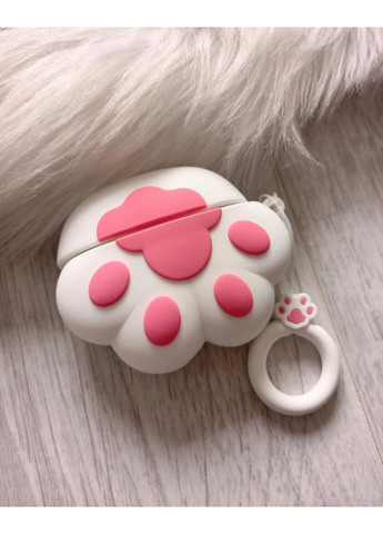 Чохол для навушників Лапка біла силіконовий Trends AirPods 4 (360897044)