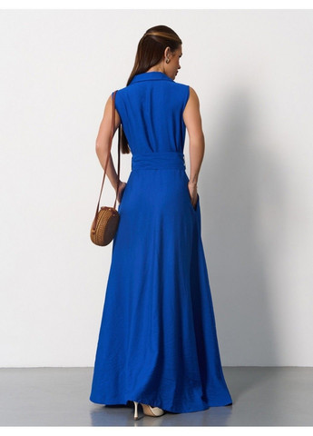 Синя повсякденний сукня issa pus 15166 електрик ISSA PLUS