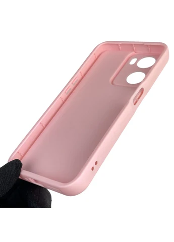 Чехол силиконовый оригинальный Soft Touch с 3D принтом милый мишка для A57s (4G) розовый (Полная защита камеры) Oppo (377093395)