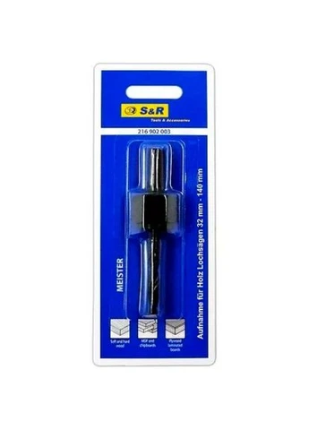 Тримач Meister до коронки по дереву 32-140 мм (216902003) S&R (323111789)