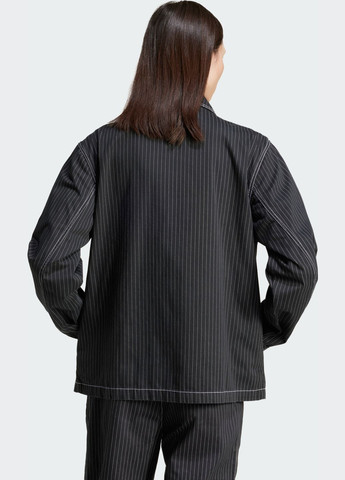 Чорна демісезонна куртка wabash nylon coach adidas