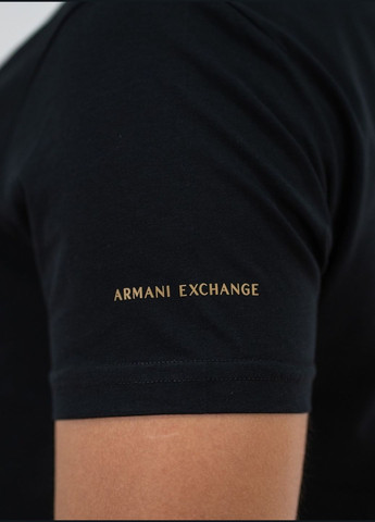 Черная футболка мужская Armani Exchange ICON PERIOD