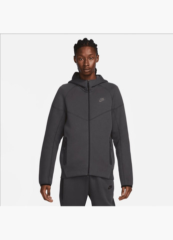 Женская толстовка Sportswear Tech Fleece Windrunner Black FB7921-060 Nike (326783866)