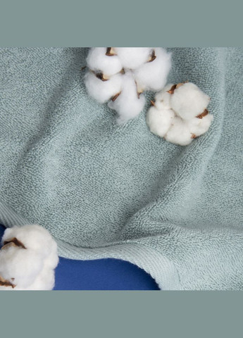 ,Полотенце махровое Сауна 100х150 Нежность щел 500 г/м2 хлопок мяты, натруальное хлопковое, для тела и сауны IDEIA темно-голубой