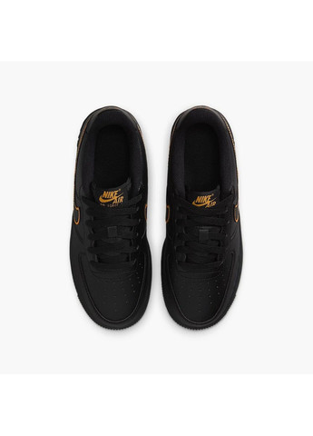 Кроссовки женские Air Force 1 Gs Black Nike чёрные (364838849)