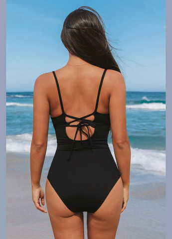 Черный летний купальник CUPSHE