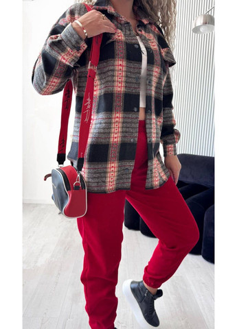 Костюм-двійка сорочка + джогери (розмірна сітка в описі) DK/DL Мода без кордонів (362188916)