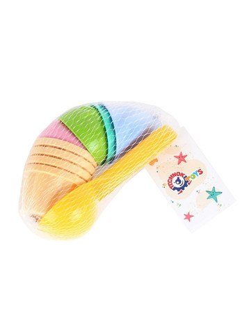 Іграшка "Набір для гри з піском" 6610TXK, 4 формочки та ложечка No Brand (365641917)