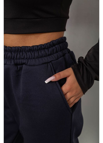 Спортивні штани жіночі на флісі, колір світло-сірий, 238R58641-1 Ager (350879344)