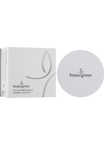 Гідрогелеві патчі з екстрактом морського огірка та пудрою чорних перлів 60 шт Sea Cucumber & Black Hydrogel Eye Patch BeauuGreen (295550520)
