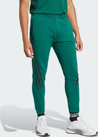 Зеленые спортивные демисезонные брюки adidas