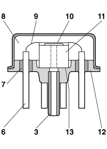 Датчик тиску, впускний газопровід OPEL VECTRA C (Z02) - 2.8 V6 TURBO (F69) (2002.04 - 2009.01) BO 0261230112 Bosch (354337507)