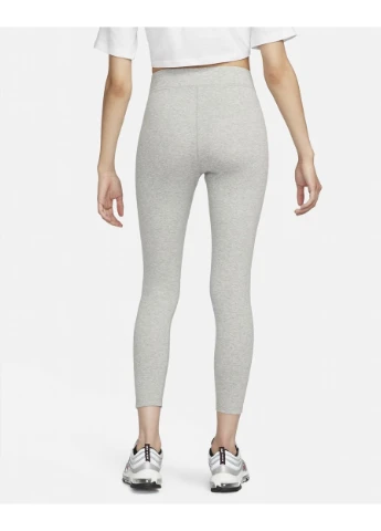 Серые демисезонные леггинсы sportswear classics high-waisted 7/8 leggings grey dv7789-063 Nike