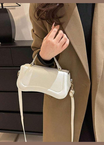Жіноча сумка крос-боді біла No Brand (290704817)