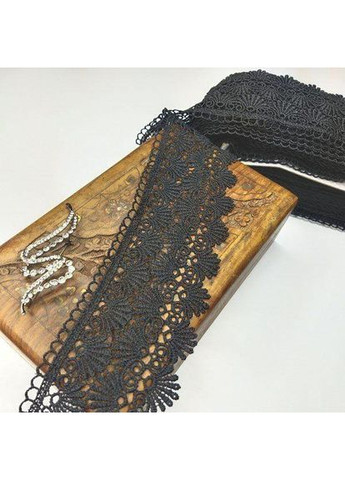 Мереживо макраме 7CM (20 м) Колір - Чорний (29-XR12384A-3) Plus-plus (352747678)