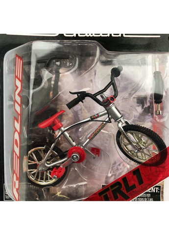 Фінгербайк металевий Mongoose Silver Red Flick Trix (370949063)