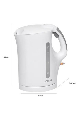 Электрочайник (WK5011CB white) Bomann WK 5011 CB white (354228296)