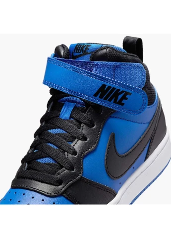 Кроссовки Сourt Borough Mid 2 (Gs) Blue/Black CD7782-404 Nike (399361389)