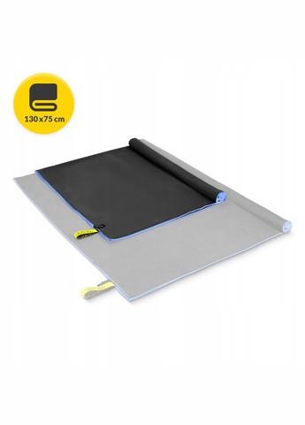 Рушник спортивний 130 x 75 см з мікрофібри Grey () 4FIZJO сірий