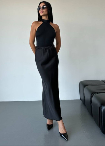 Черная повседневная зебра женская юбка меди Україна а-силуэта (трапеция)