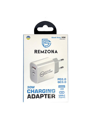 Зарядное устройство для Giwell Acey 30W CHAC-03WT Remzona (334293831)