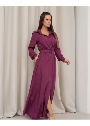 Фиолетовое повседневный платье 14460 3xl фиолетовый ISSA PLUS