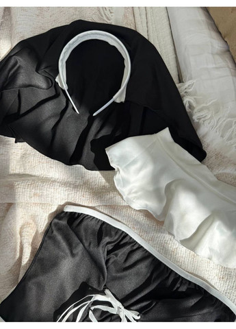 Черный демисезонный женский ролевой костюм | чёрная монашка Vital-Textile 073/109