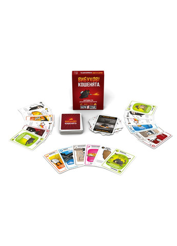 Настольная игра Взрывные котята: Бери и играй (Exploding Kittens: Grab & Game) ROZUM (371876625)