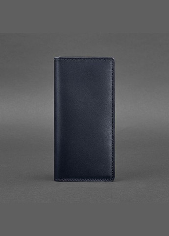 Шкіряне портмоне-купюрник 11.0 темно-синє Краст (A-026759) BlankNote (328444936)