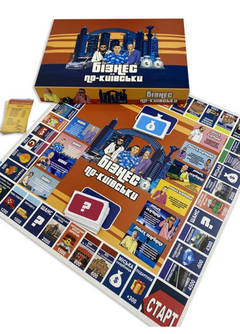 Настільна гра "Монополія Бізнес по-Київськи" PLR-0028 Flixplay (302384630)