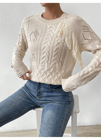 Оливковый (хаки) демисезонный свитер SHEIN