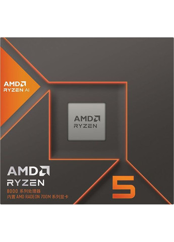 Центральный процессор Ryzen 5 8500G 6C/12T 3.5/5.0GHz Boost 16Mb Radeon Graphics AM5 65W Wraith Stealth cooler Box AMD (362215421)