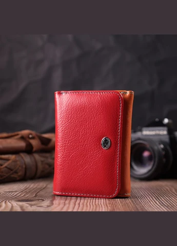 Яркий кошелек для девочек из натуральной кожи 22498 Разноцветный st leather (315342243)