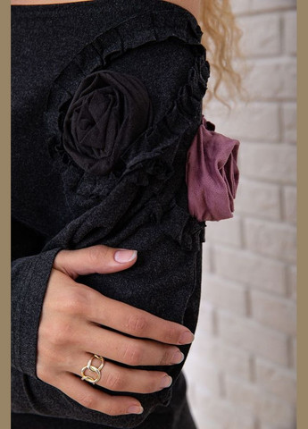 Темно-серое шерстяное приталенное платье, коричнево-розового цвета, Ager