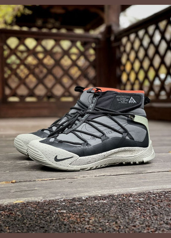 Хакі Зимовий кросівки зимові чоловічі nike acg terra antarktik winter khaki fur gore-tex | найк асг терра антарктік хакі з хутром No Brand