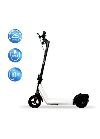 Електросамокат Zippy ES50С Black 8" 250W/500W, 5.2Ah, 20 km, 25 km/h, 10°, 13.5 kg OKAI (380482384)