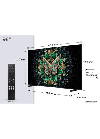 Телевізор 98C6K TCL (360794642)