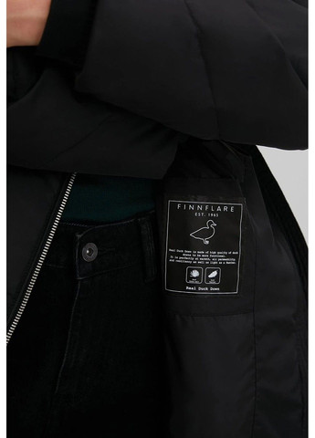 Черный зимний Пуховик Finn Flare
