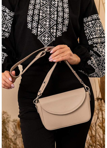 Женская кожаная сумка Molly светло-бежевый краст The Wings (348359078)
