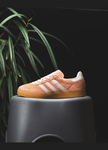 Кроссовки женские Adidas Gazelle beige | Адидас Газель бежевые No Brand бежевые демисезоны (315482995)