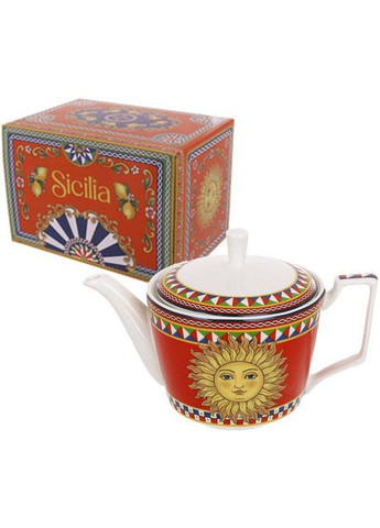 Чайник заварювальний Sicilia "Sole" (Сонце) 650мл, порцеляновий Bona (339781977)