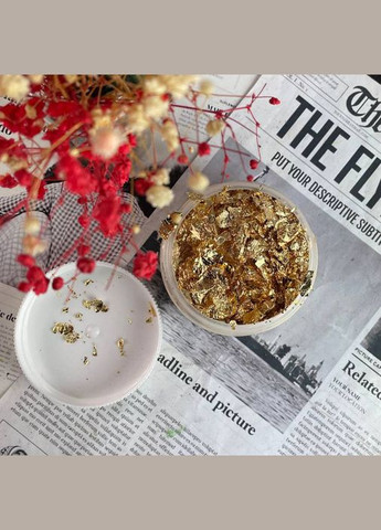 Поталь для декора 10 г Серебристый No Brand (338623802)