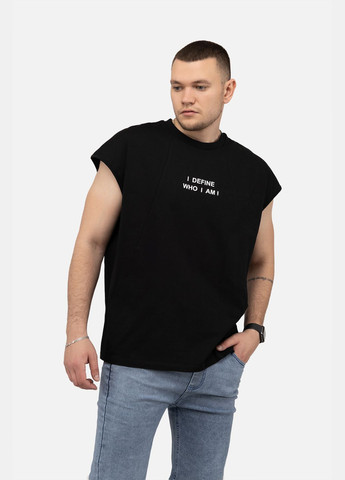 Мужская майка цвет черный ЦБ-00250621 NOCHE (295272749)