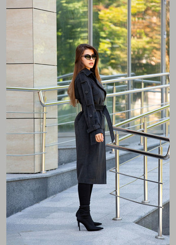 Графітове демісезонне Пальто MN