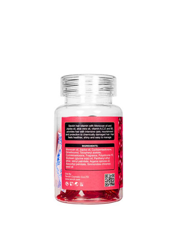 Витамины для волос Безупречный шелк Hair Vitamin With Morocan Oil & Jojoba, 30 шт Sevich (302722548)
