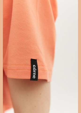 Оранжевая летняя футболка luxury-w Garne